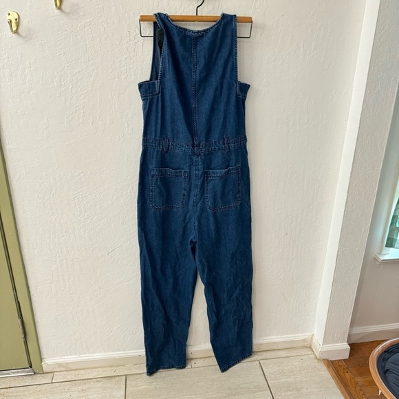 Rachel Comey X Target Denim Sleeveless Jumpsuit Zip Front Size 2 - Picture 5 of 9
